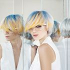 Hair: Gandini Team / Styling: Giuseppe Di Cecca / Makeup: Cristina Isac / Photo: Paulo Renftle